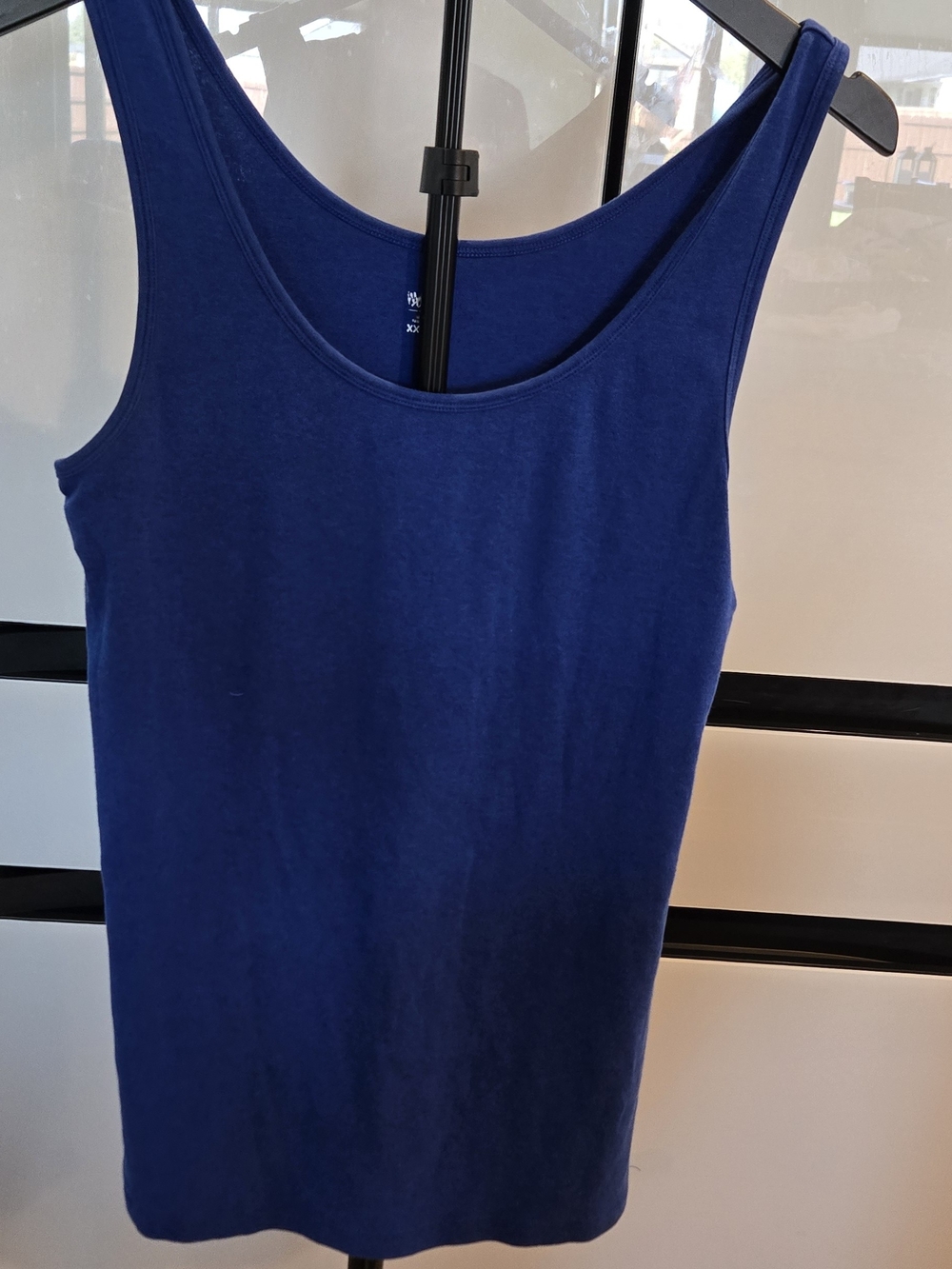 Merona Women's Cotton Tank Top in Blue XXL/TTG
